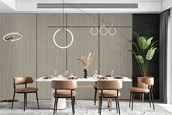 孝感轻奢风格-餐厅