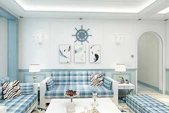 孝感地中海风格-客厅