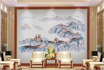 孝感森佰汇航空纤维墙咔（唯我中华）