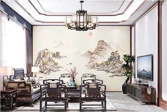 孝感森佰汇航空纤维墙咔（巴山蜀水）