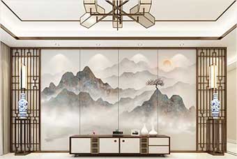 孝感森佰汇航空纤维（山水画系列）