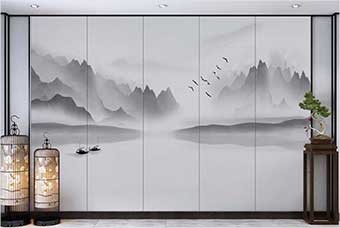 孝感森佰汇航空纤维（山水画系列）