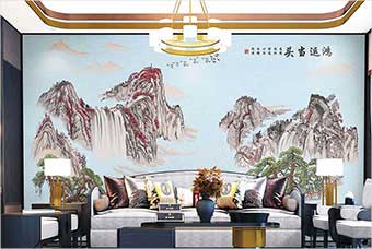 孝感森佰汇航空纤维墙咔（鸿运当头）